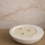 נר קסטיליה שמנת חום