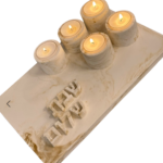 מגש 5 פמוטים לשבת קודש