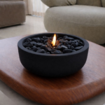 קערת אש הרמס בצבע שחור