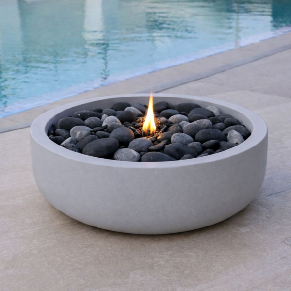 ⁦קערת אש הרמס בצבע אפור⁩ – תמונה ⁦3⁩