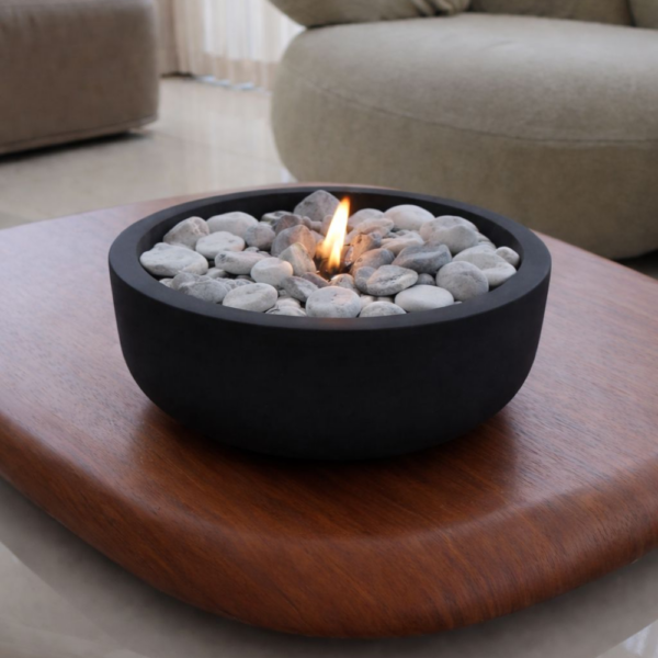 ⁦קערת אש הרמס בצבע שחור⁩ – תמונה ⁦3⁩