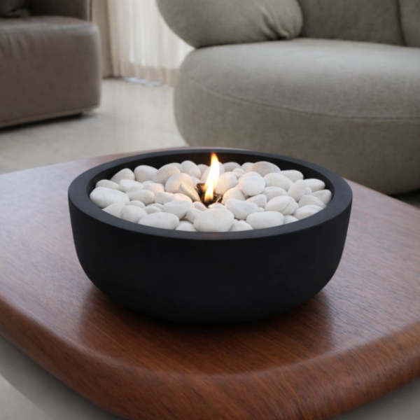 ⁦קערת אש הרמס בצבע שחור⁩ – תמונה ⁦2⁩